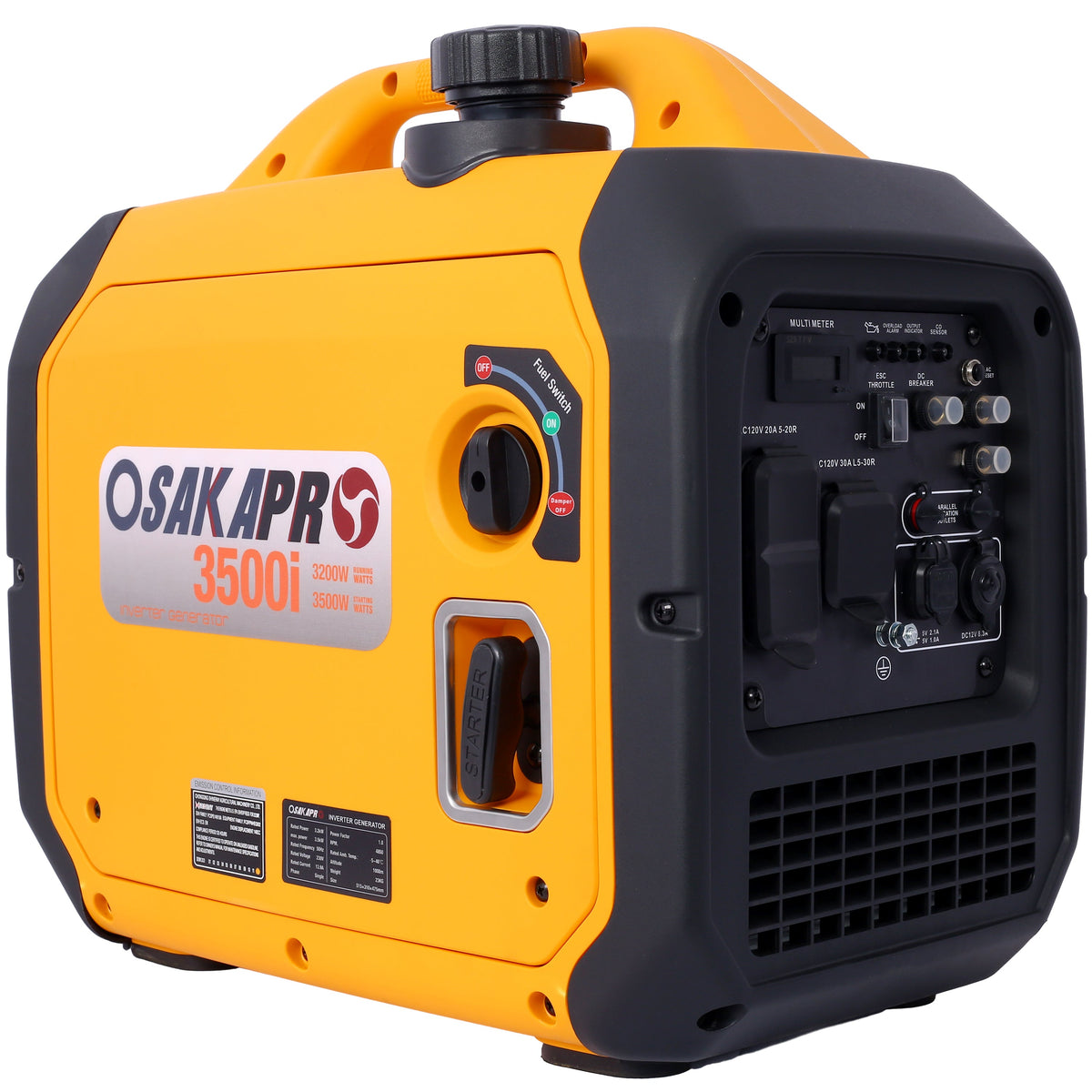 3,500W Portable Inverter Generator