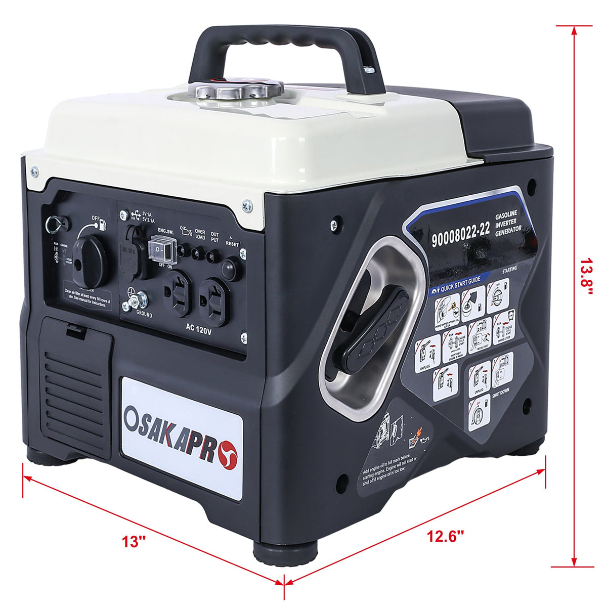 1,200W Ultra-Quiet Inverter Generator