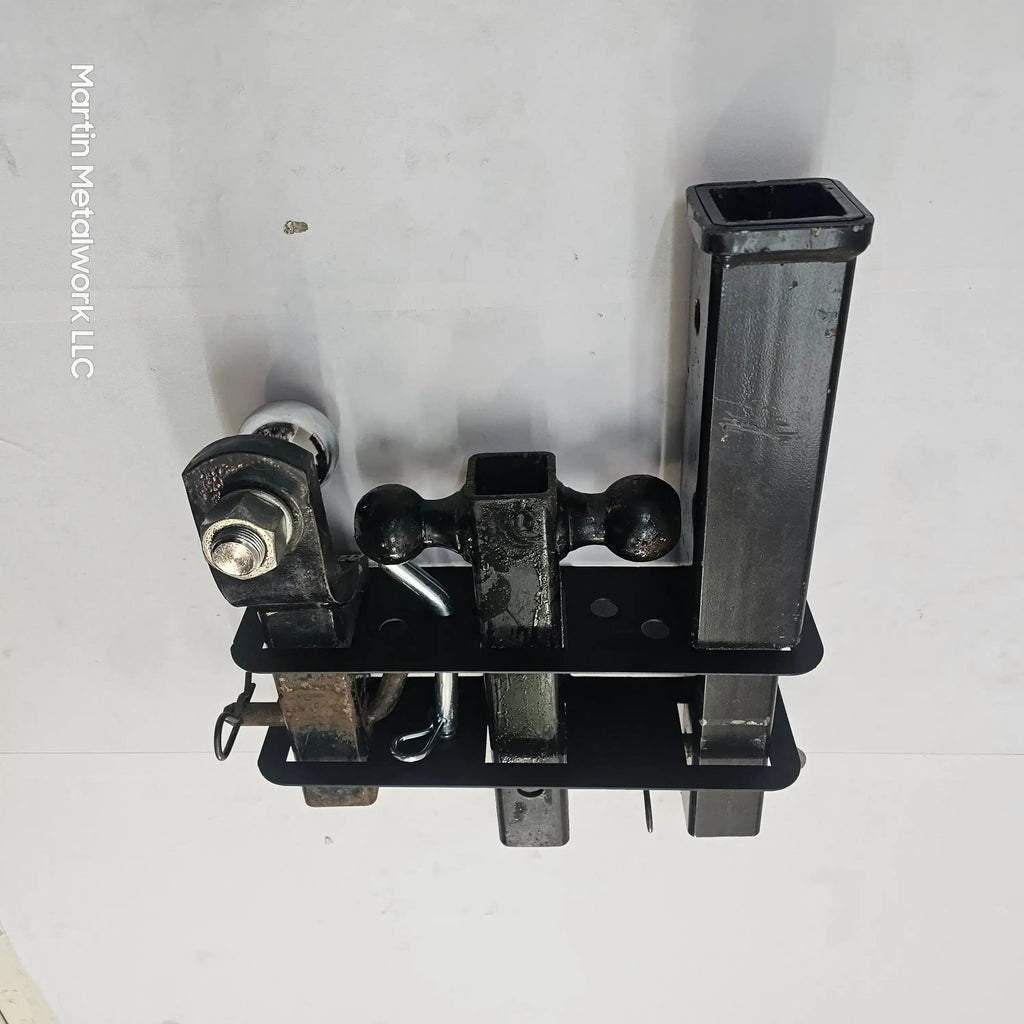 Wall-Mounted Trailer Hitch Rack