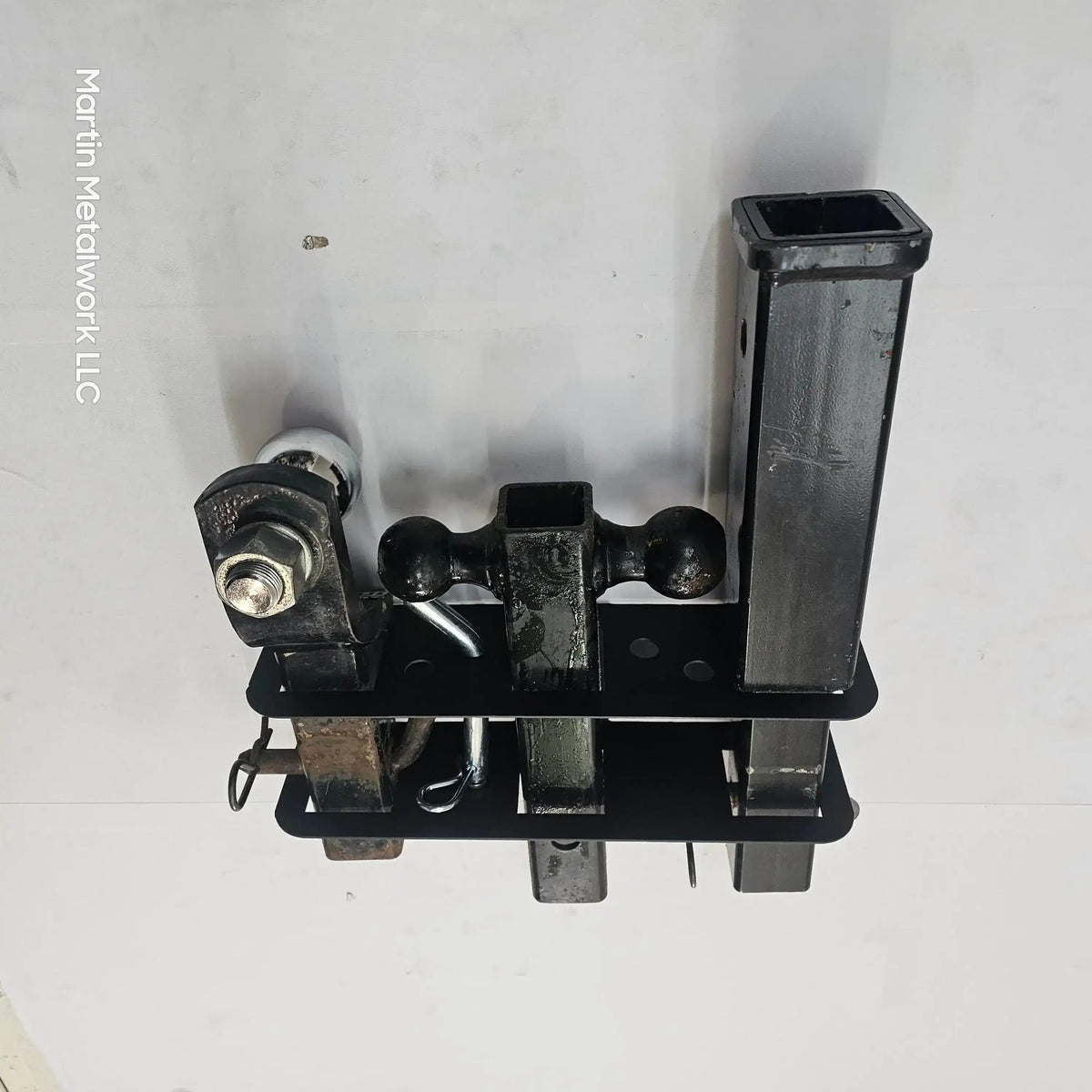 Wall-Mounted Trailer Hitch Rack