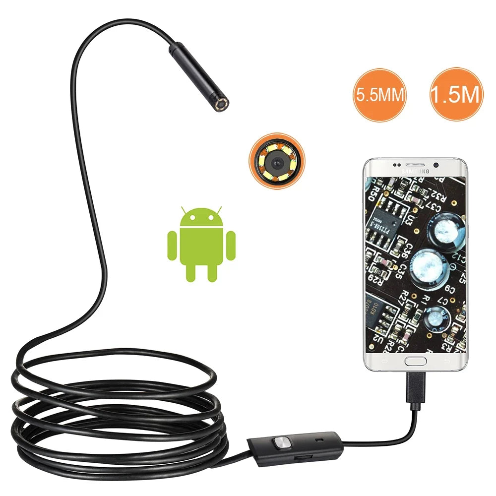 Waterproof USB Inspection Camera – 480p