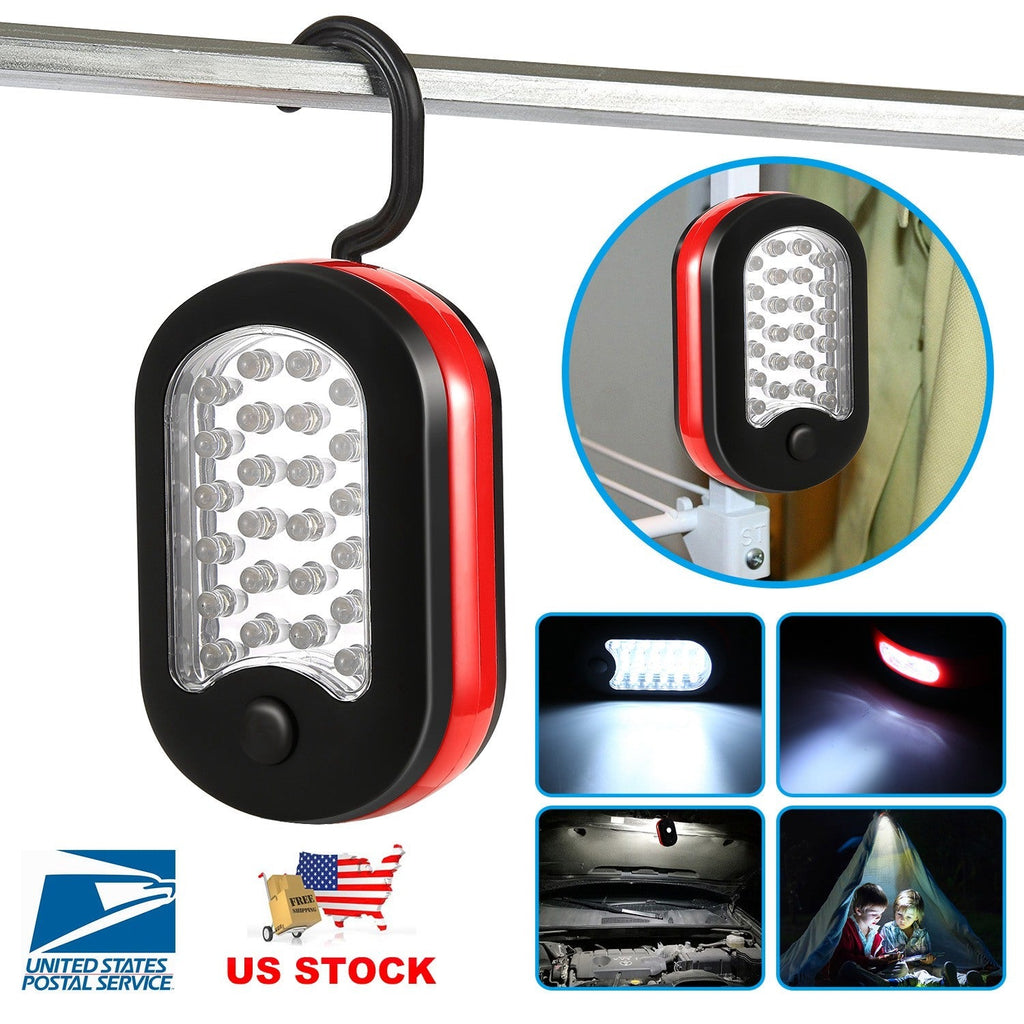 27-LED Magnetic Work Light with Hanging Hook