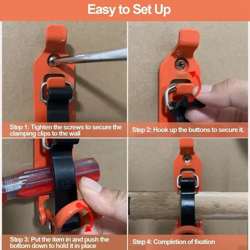 Quick-Release Shovel & Tool Mounts – 1/2/4 Pack