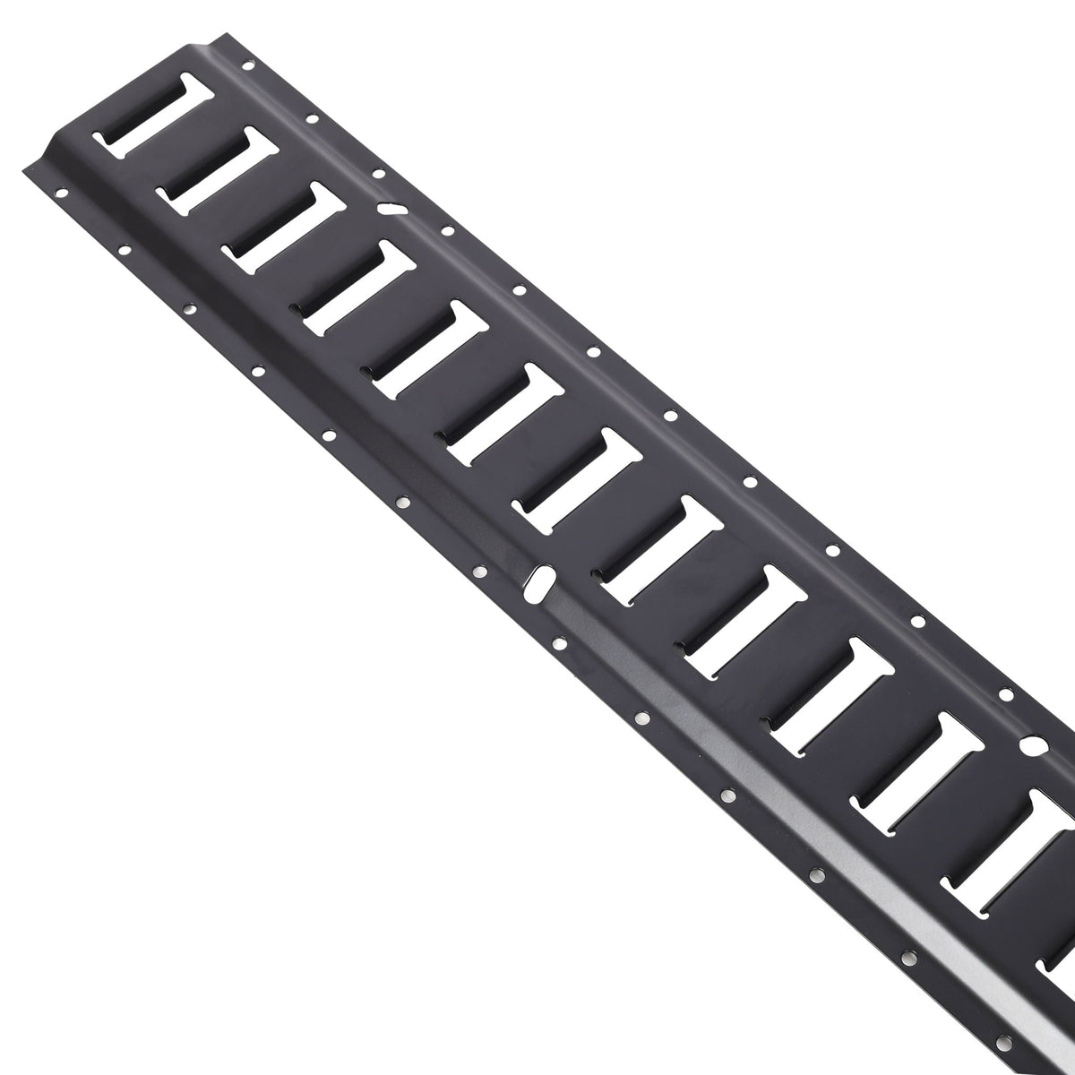 12-Piece E-Track Rail & Anchor Kit – Black