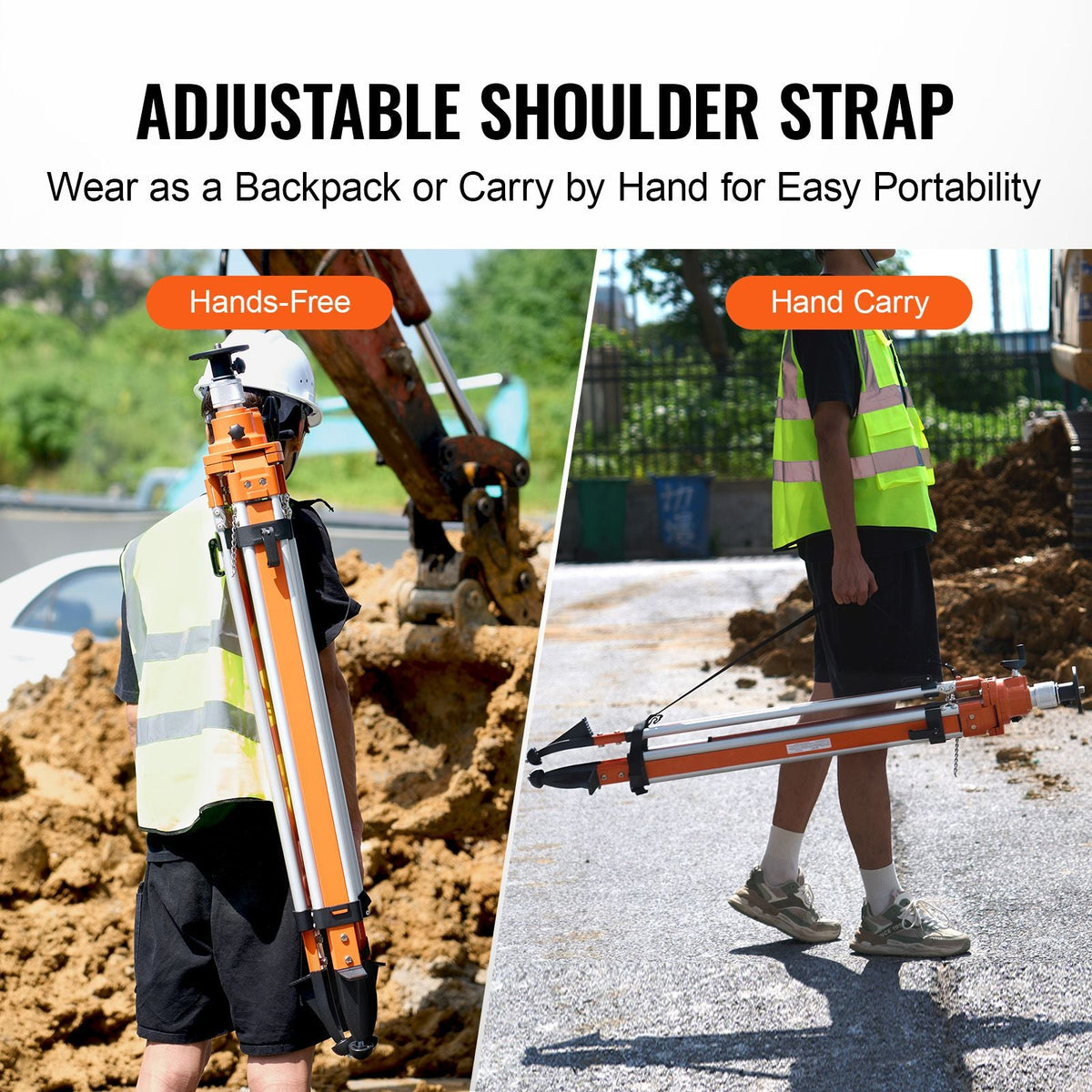 Heavy-Duty Laser Level Tripod Stand – 45–114 Inches