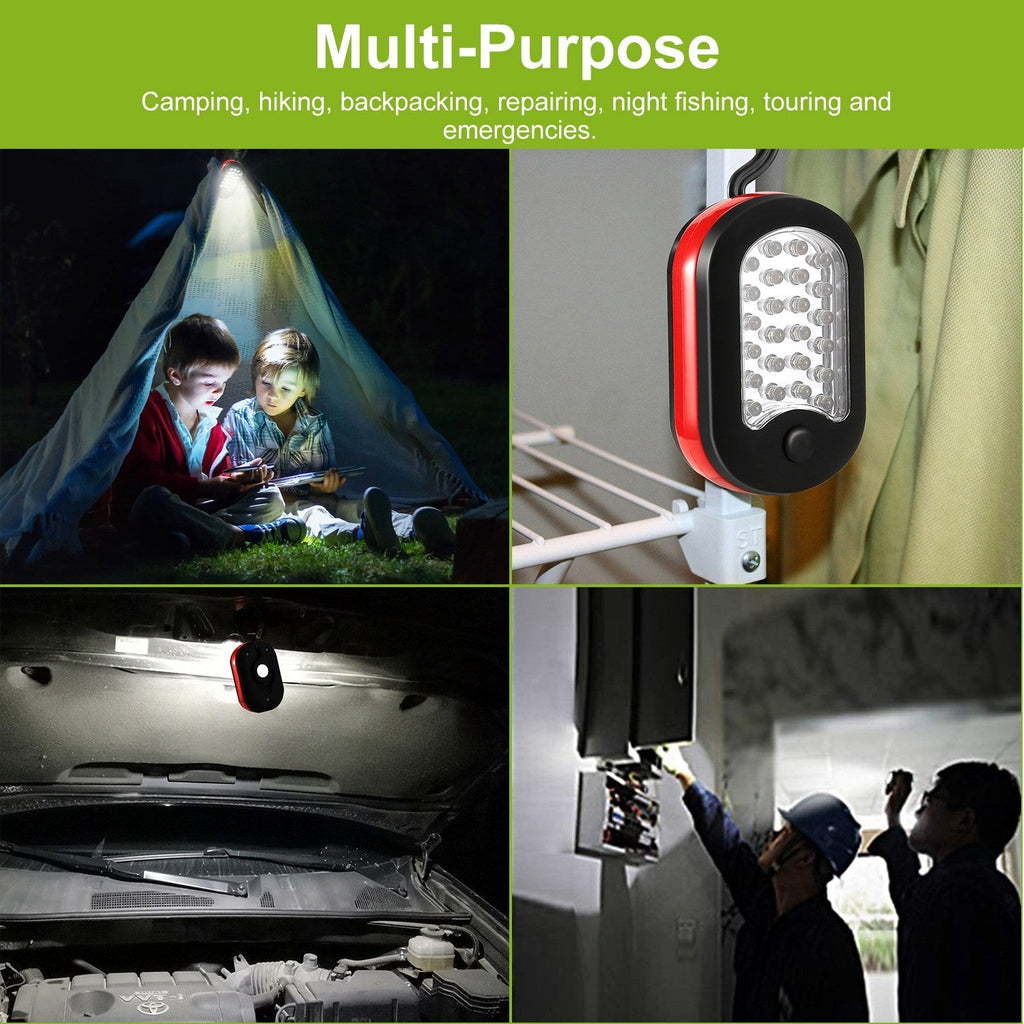 27-LED Magnetic Work Light with Hanging Hook