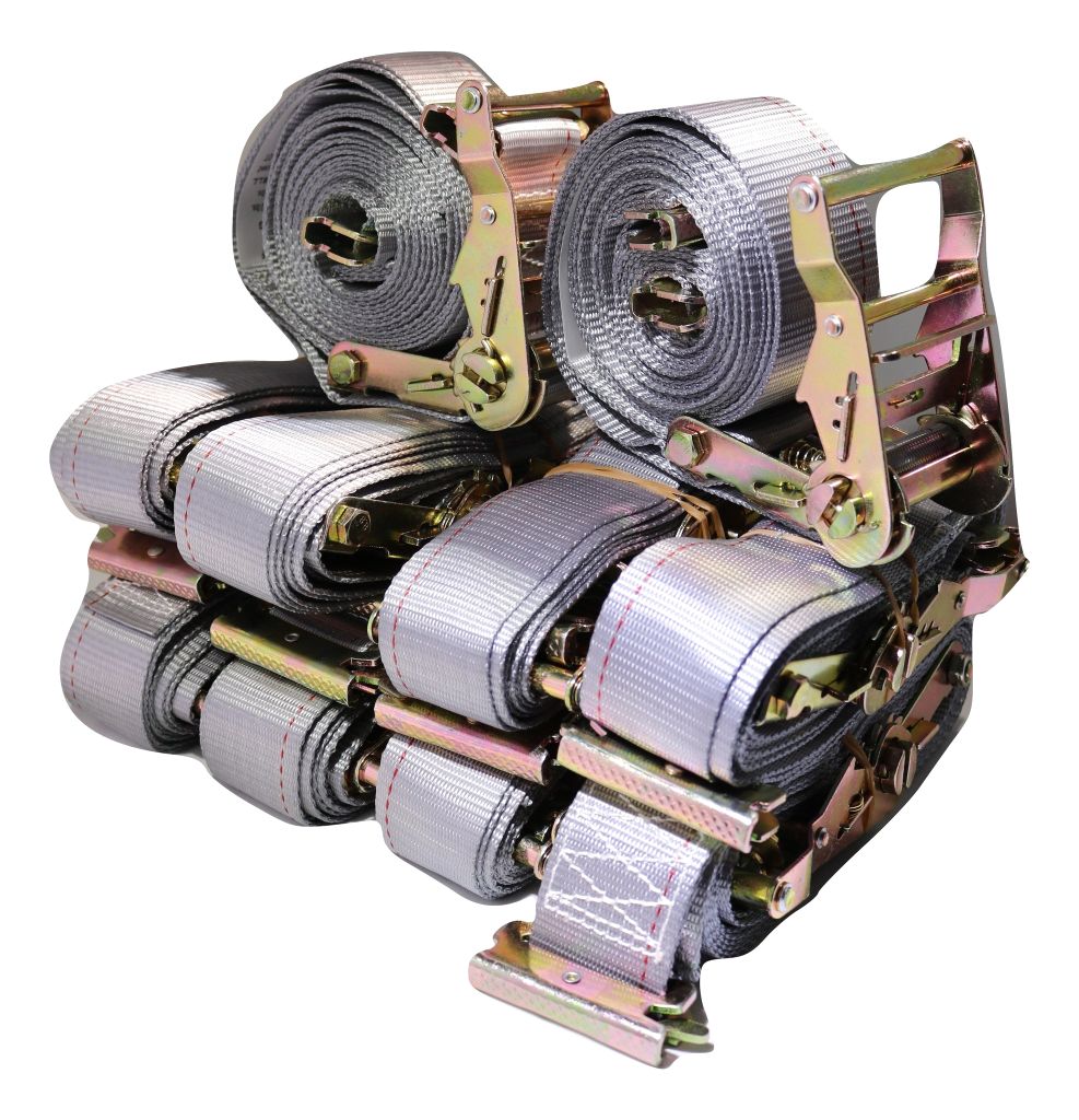 2-Inch × 16-Foot E-Track Ratchet Straps – 10 Pack